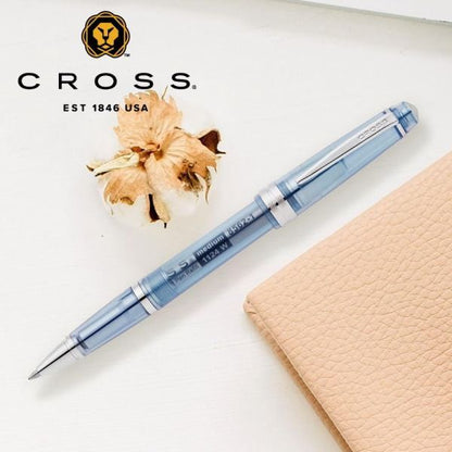 CROSS Bailey Light Ballpoint Pen in cream soda Blue Hawaii from the Cream Soda Collection with clear capless design