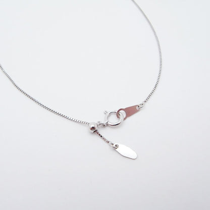 Oyster Pearl Diamond Pendant Necklace in white gold with 8.9mm pearl and 0.13ct diamond on 45cm chain