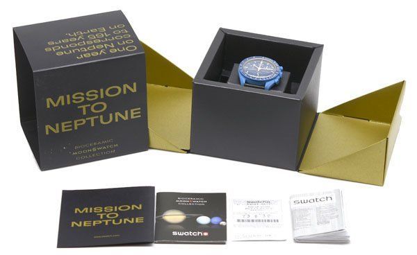 swatch MISSION TO NEPTUNE SO33N101-108 Quartz Men's — Japanese