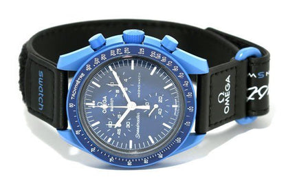 swatch MISSION TO NEPTUNE SO33N101-108 Quartz Men's — Japanese