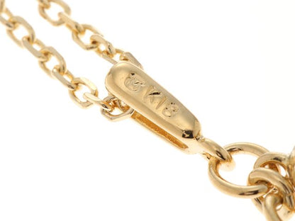 MIKIMOTO Bell Motif Necklace featuring a single pearl pendant on K18 gold chain