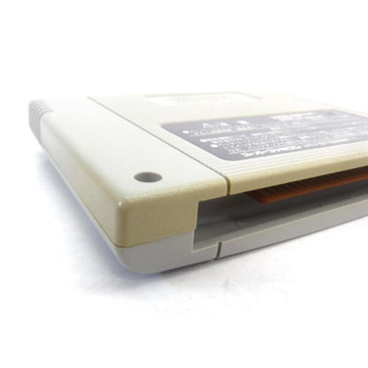 CLOCK TOWER Super Famicom game cartridge UR1042 with visible scuffs and discoloration