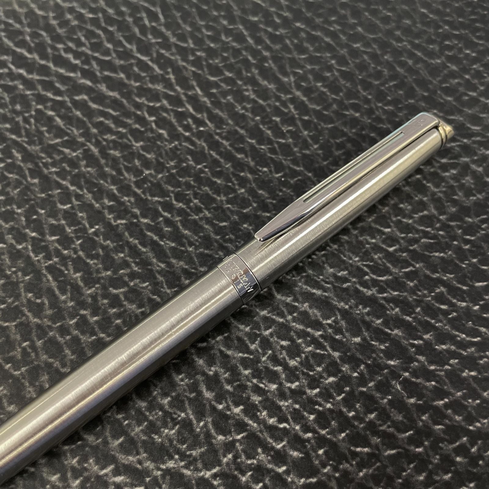 WATERMAN Metropolitan stainless steel CT mechanical pencil with 0.5mm lead and nickel palladium trim