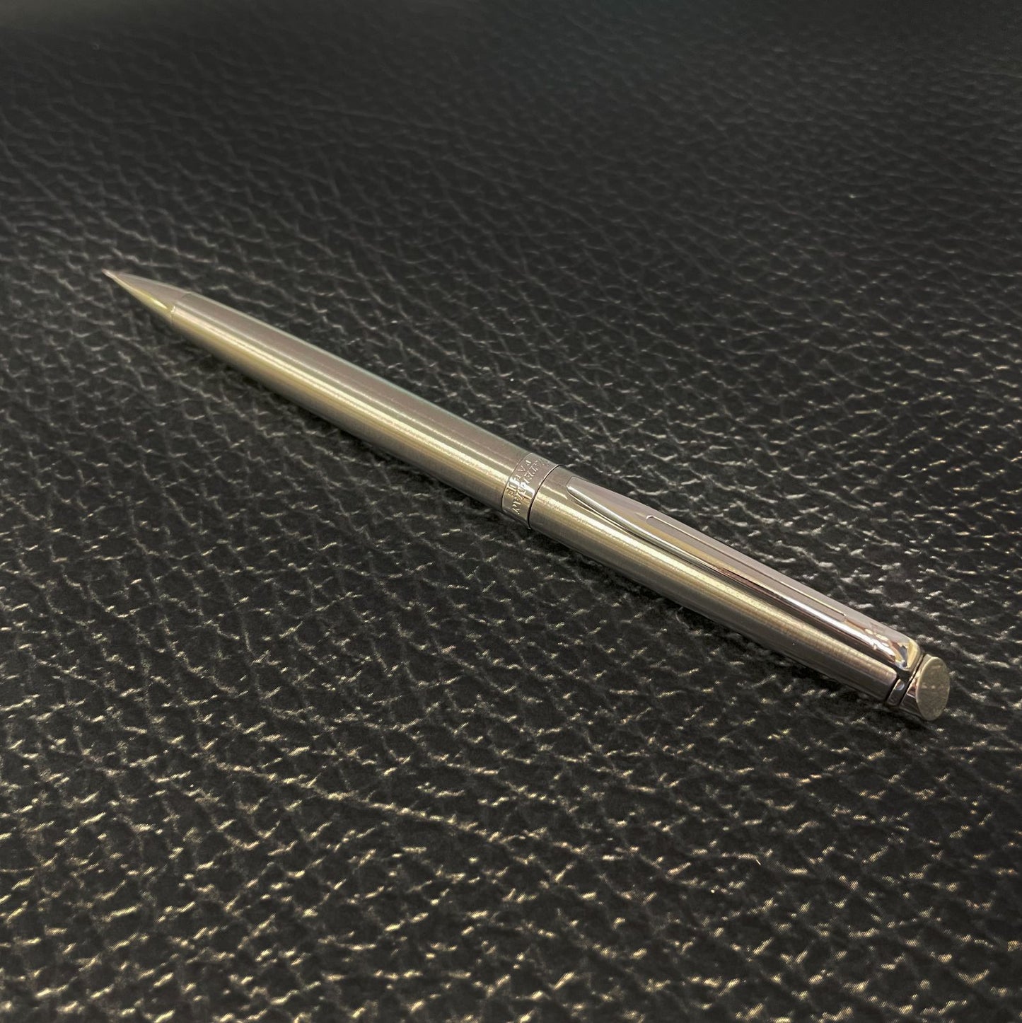 WATERMAN Metropolitan stainless steel CT mechanical pencil with 0.5mm lead and nickel palladium trim