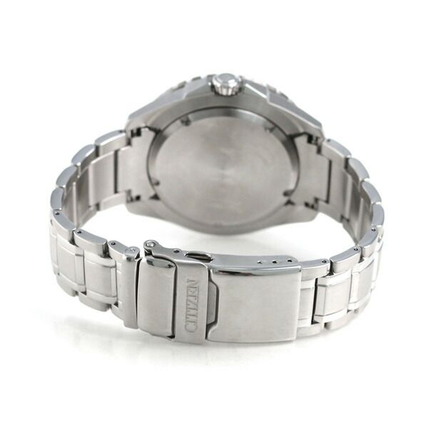 Citizen Promaster Marine Series Eco-Drive Diver 200m wristwatch BN0190-82E with black dial and silver stainless steel band