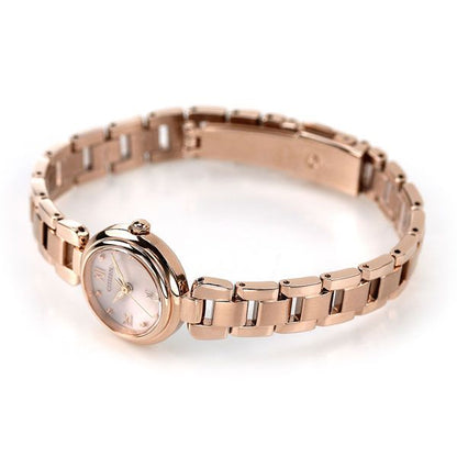 Citizen xC Mizukore Eco-Drive watch with ivory dial and pink gold stainless steel adjustable band
