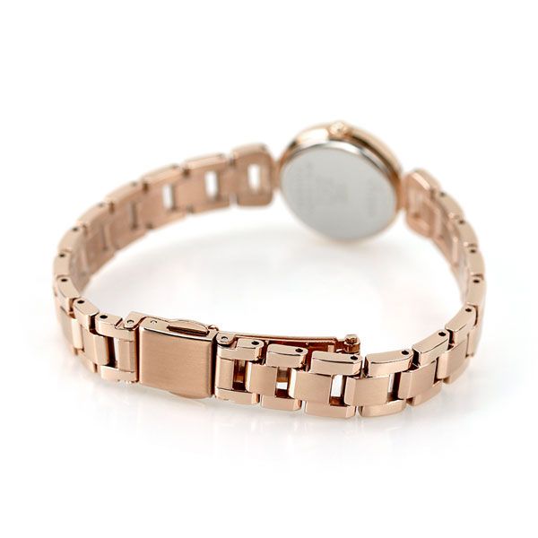 Citizen xC Mizukore Eco-Drive watch with ivory dial and pink gold stainless steel adjustable band