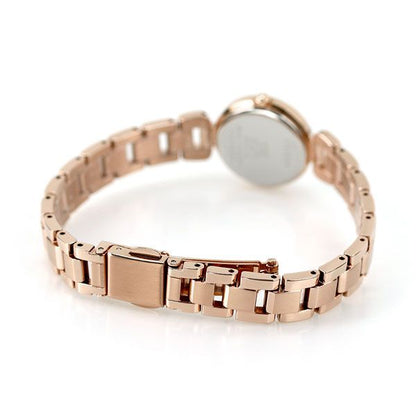 Citizen xC Mizukore Eco-Drive watch with ivory dial and pink gold stainless steel adjustable band