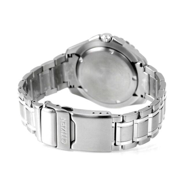 Citizen BN0199-53X men's watch with green dial and silver stainless steel band from Promaster Marine Series
