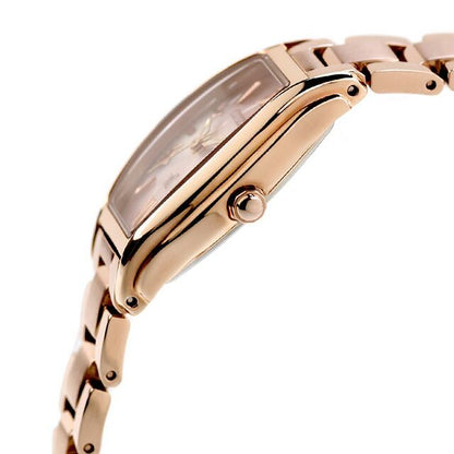 Citizen xC ladies wristwatch EW5546-56X with pink gold stainless steel band and beige dial