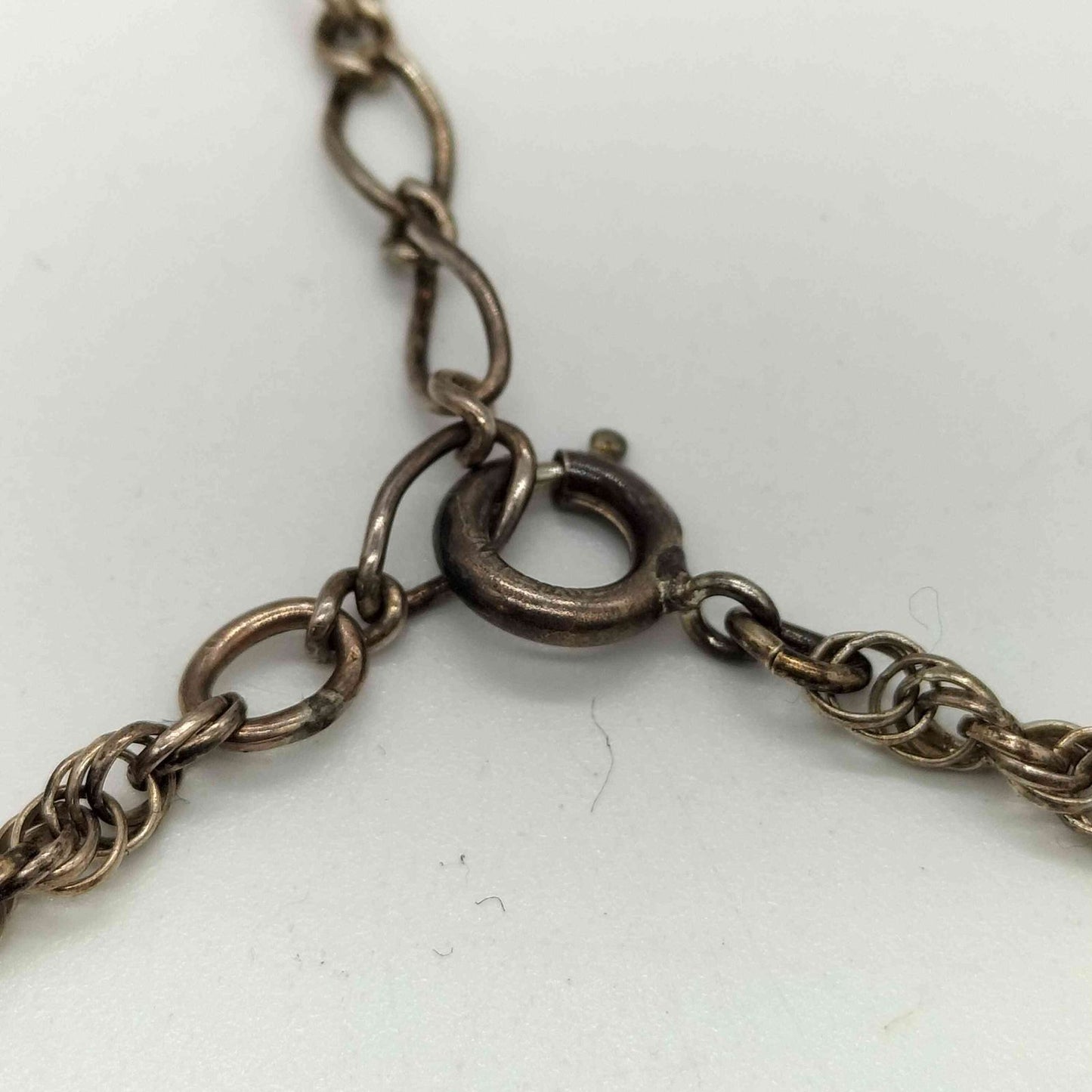 Agete sterling silver beads seven-strand necklace for women with 18 cm full length