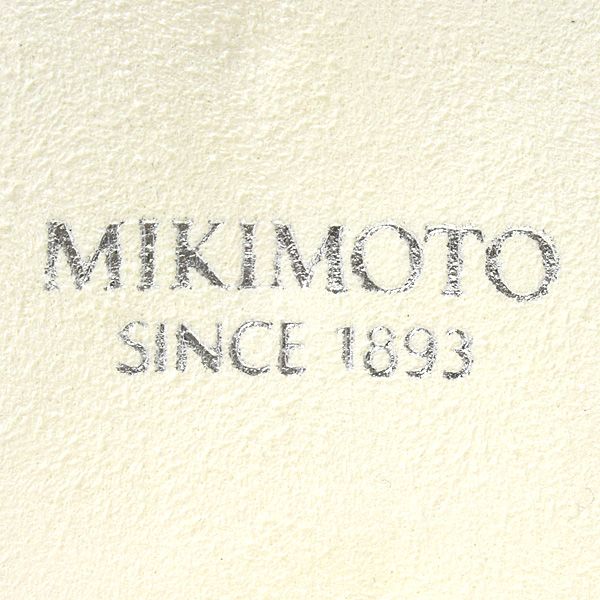 Mikimoto ladies single pearl diamond necklace with 8.2mm pearl and K18 gold chain, 38cm length
