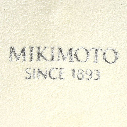 Mikimoto ladies single pearl diamond necklace with 8.2mm pearl and K18 gold chain, 38cm length