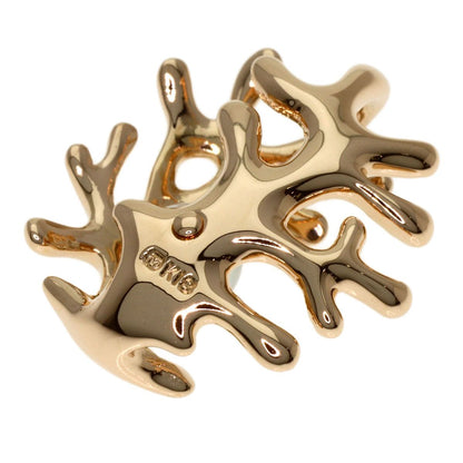 MIKIMOTO Akoya Pearl Coral Motif pendant top in pink gold K18PG with approximately 5mm pearl