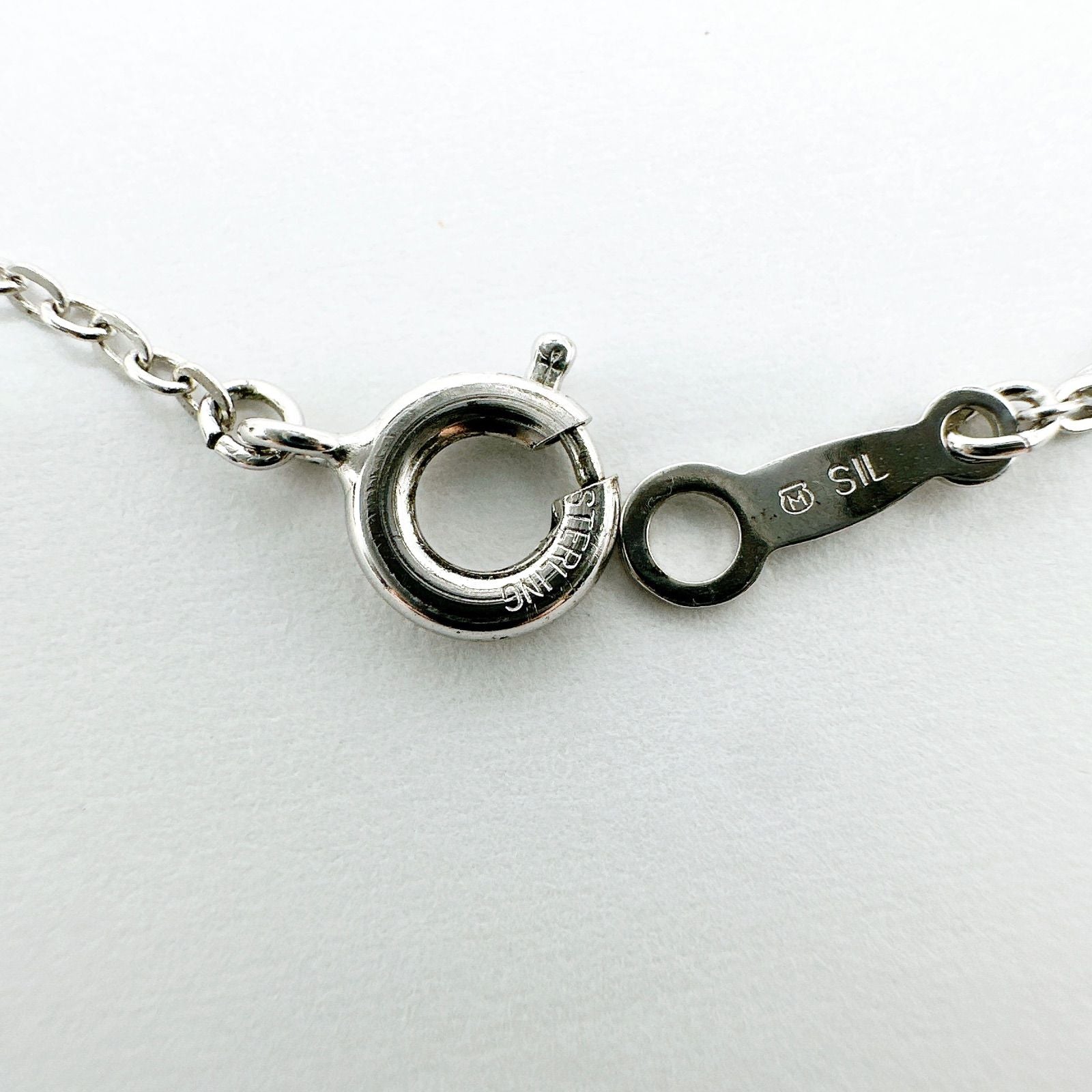 Pearl silver necklace approximately 39cm with SV925 silver chain and 5.2mm round pearl pendant