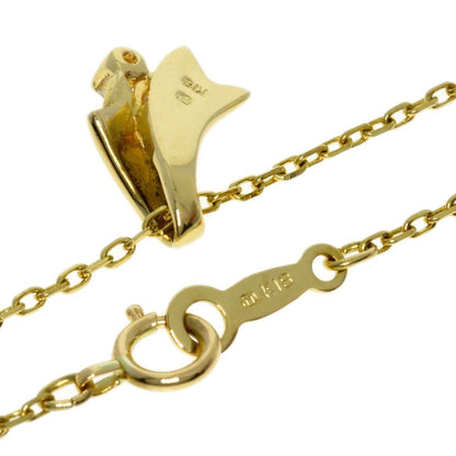 Mikimoto Diamond College Necklace for ladies in K18 yellow gold with a 40cm chain and delicate design