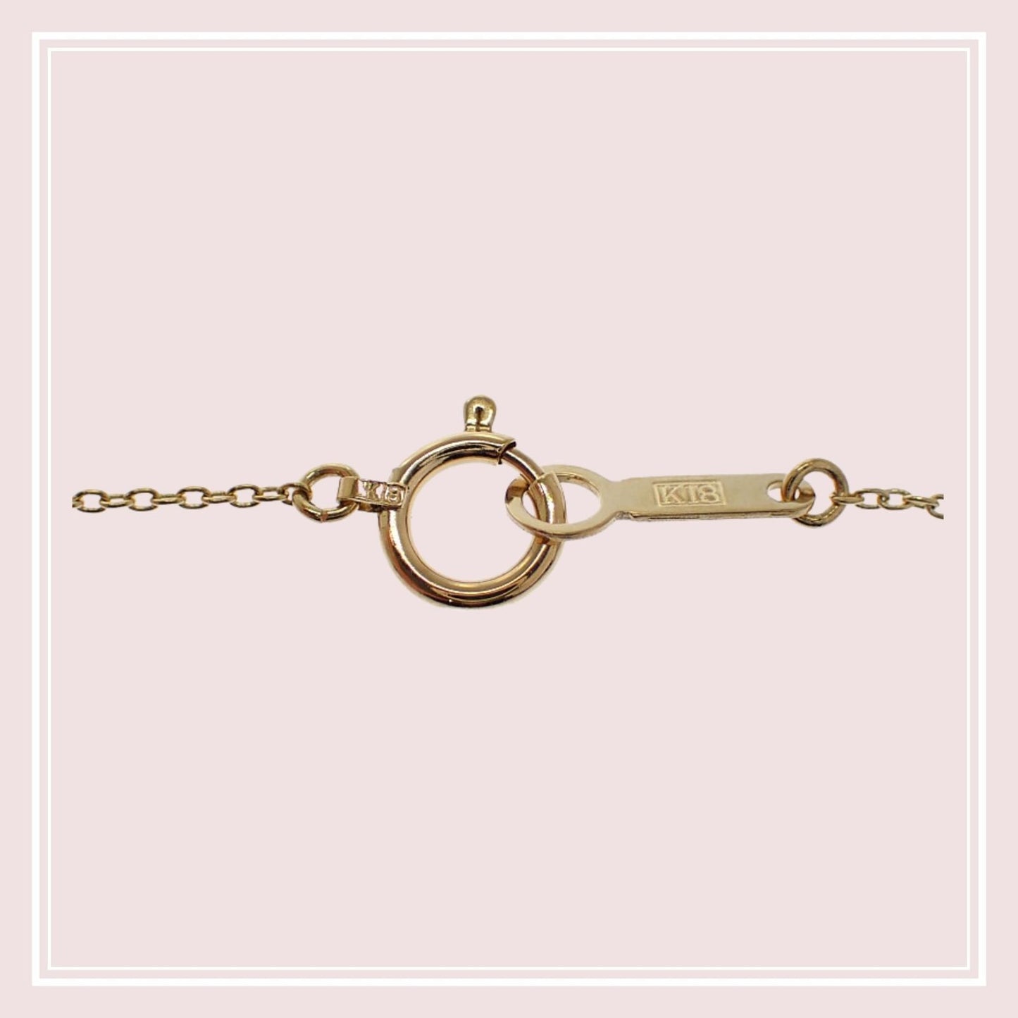 TASAKI Flower Motif Pearl Necklace in K18 Yellow Gold with 5mm pearl and 41cm chain