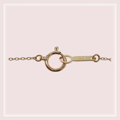 TASAKI Flower Motif Pearl Necklace in K18 Yellow Gold with 5mm pearl and 41cm chain