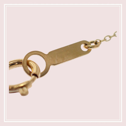 TASAKI Flower Motif Pearl Necklace in K18 Yellow Gold with 5mm pearl and 41cm chain