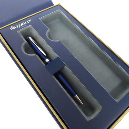 Waterman Metropolitan Essential Rotating Ballpoint Pen with sleek design and black finish, 13 cm in length