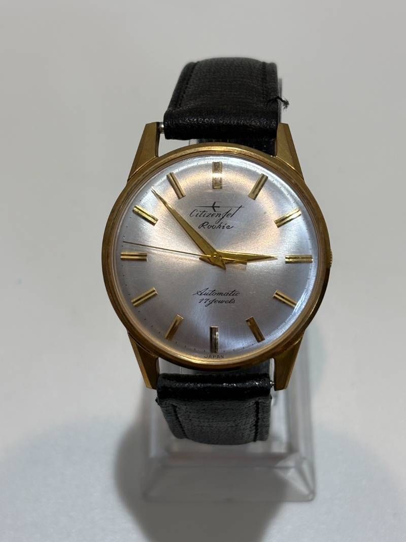 Citizen Jet Rookie JR15801 automatic wristwatch with silver dial and stainless steel case
