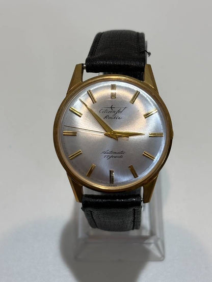 Citizen Jet Rookie JR15801 automatic wristwatch with silver dial and stainless steel case