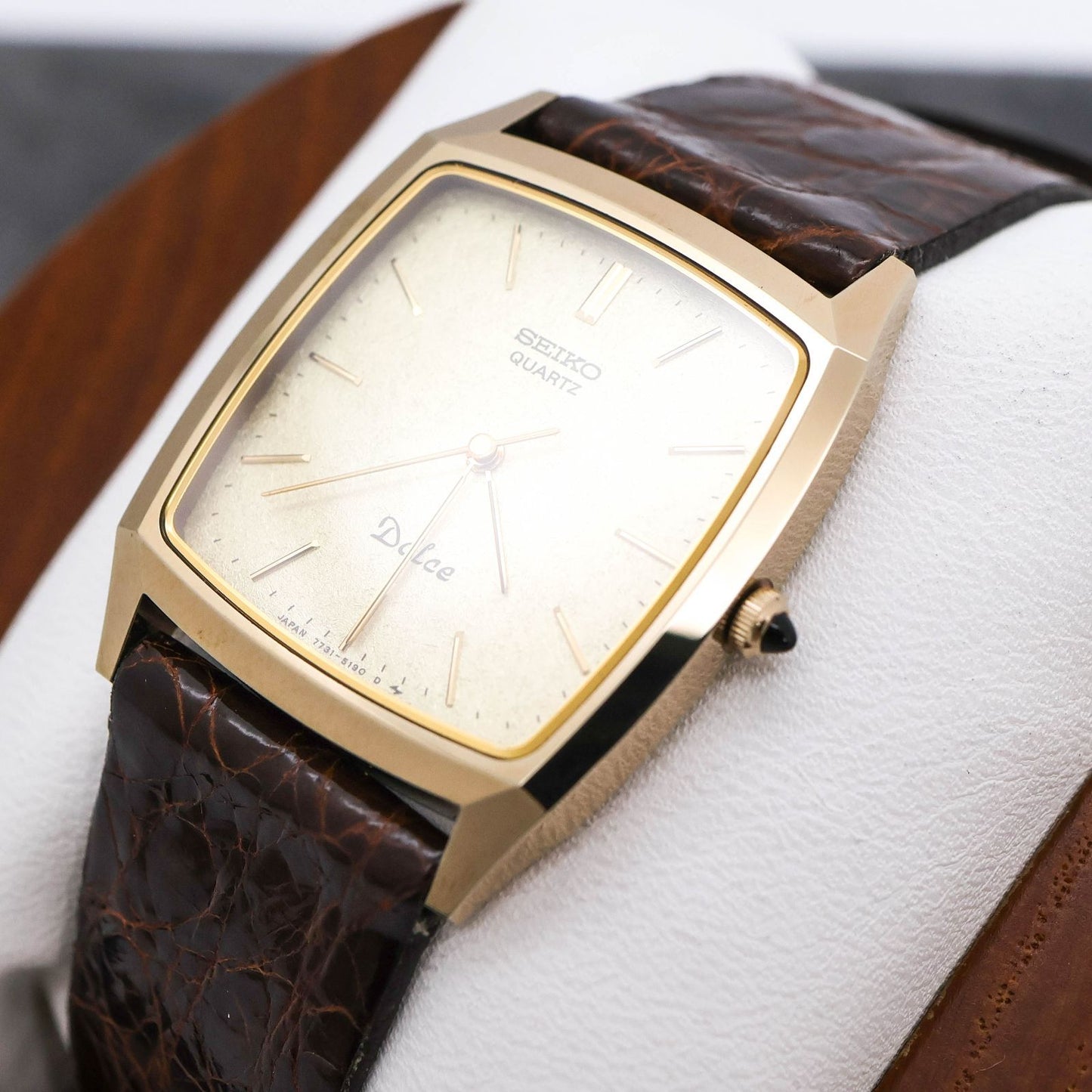 SEIKO Dolce TanganGold 3450 Quartz Men's Watch — Japanese