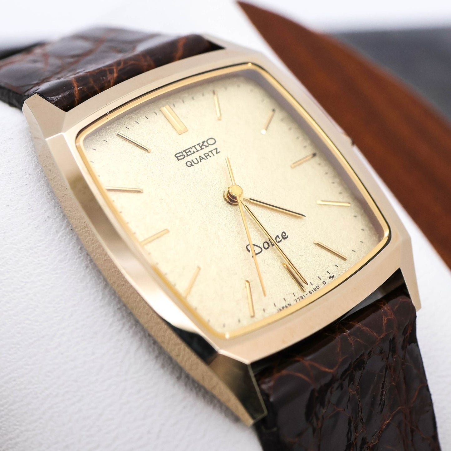 SEIKO Dolce TanganGold 3450 Quartz Men's Watch — Japanese