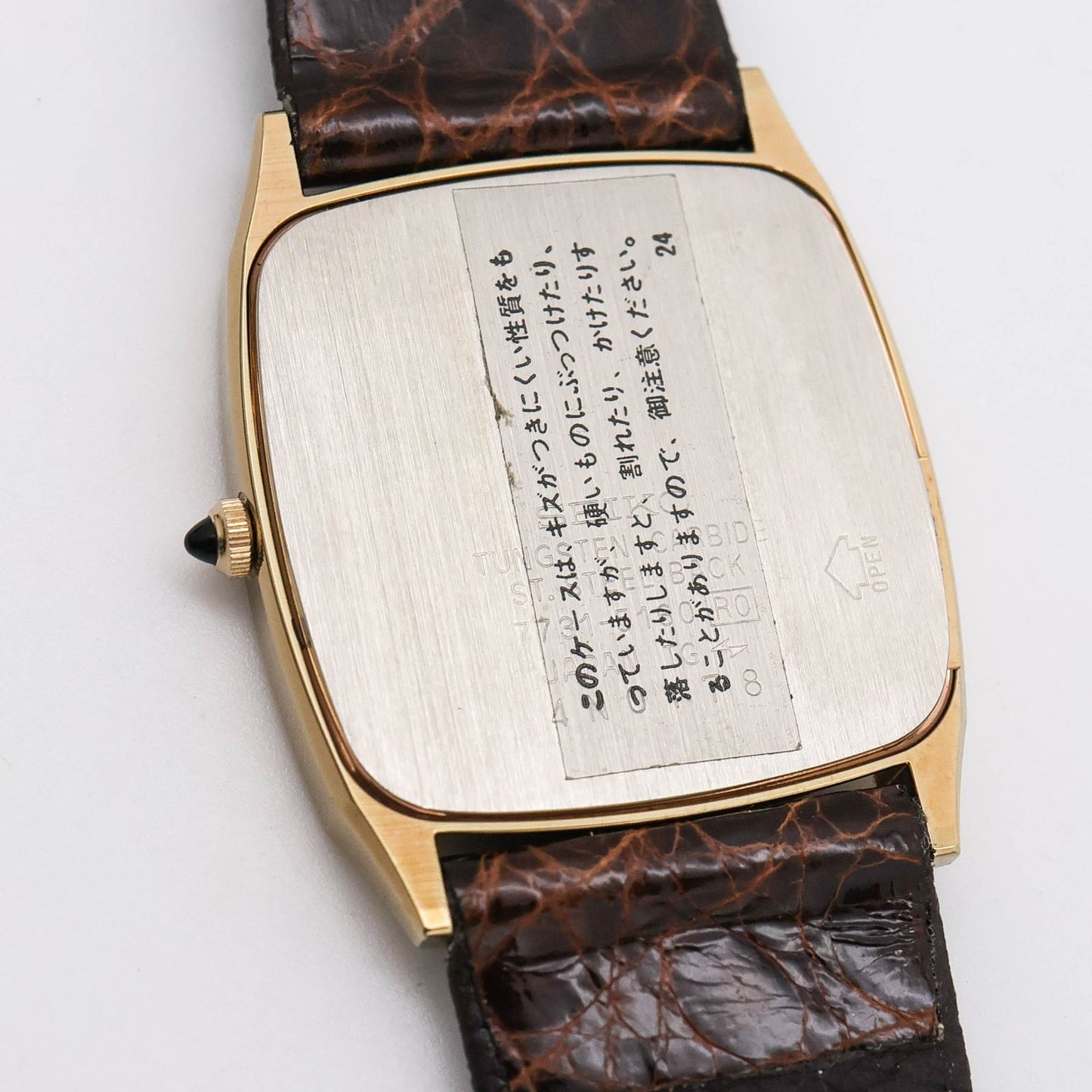 SEIKO Dolce TanganGold 3450 Quartz Men's Watch — Japanese