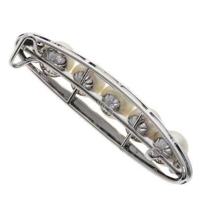 Mikimoto Pearl Pendant Top made of K14 white gold featuring a 6.6mm round pearl