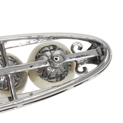 Mikimoto Pearl Pendant Top made of K14 white gold featuring a 6.6mm round pearl