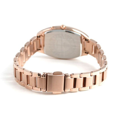 CITIZEN Kuro ES9392-51W ladies wristwatch with pink gold dial and stainless steel band