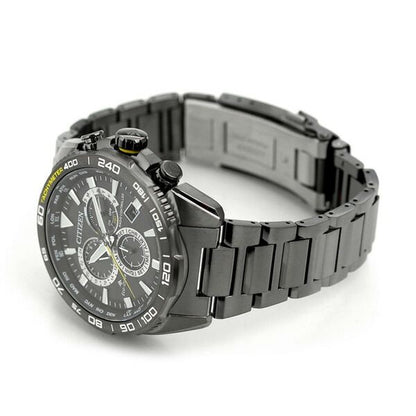Citizen Promaster Land Eco-Drive Radio Controlled watch CB5037-84E with gray dial and stainless steel band