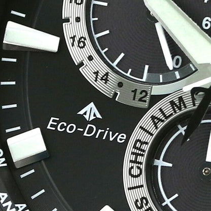 Citizen Promaster Land Eco-Drive Radio Controlled watch CB5037-84E with gray dial and stainless steel band