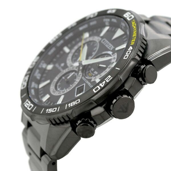 Citizen Promaster Land Eco-Drive Radio Controlled watch CB5037-84E with gray dial and stainless steel band