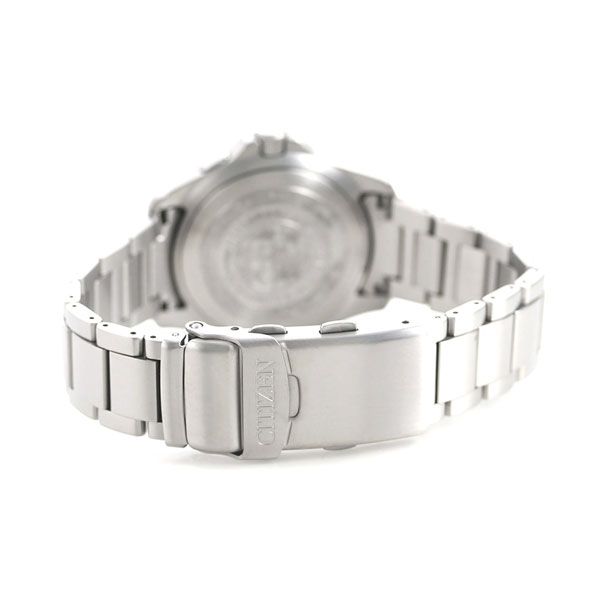 Citizen PROMARSTER LAND Series Eco-Drive Radio-Controlled Watch PMD56-2951 with green dial and silver titanium band