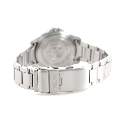 Citizen PROMARSTER LAND Series Eco-Drive Radio-Controlled Watch PMD56-2951 with green dial and silver titanium band