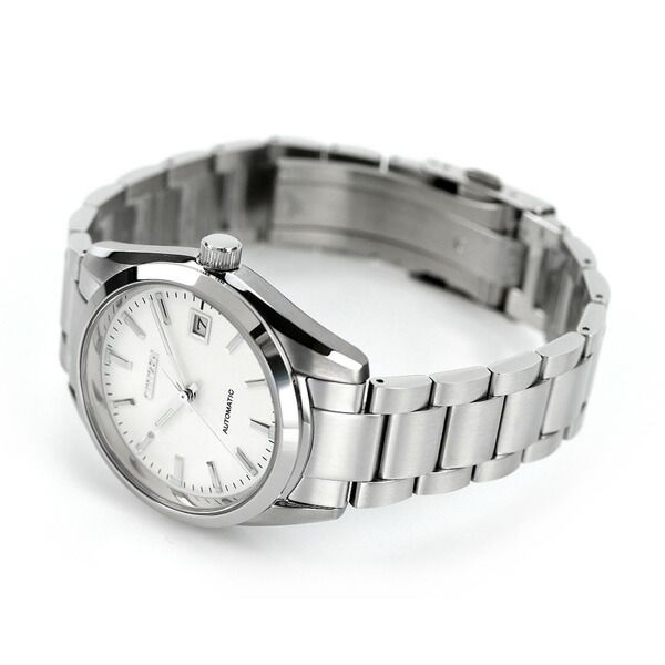 Citizen Collection Mechanical Classic Line Watch NB1050-59A with silver dial and stainless steel Duratect platinum band