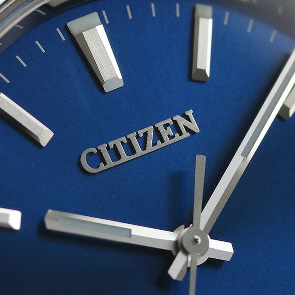 Citizen Mechanical Collection Watch NB1050-59L with blue dial and silver stainless steel band for men