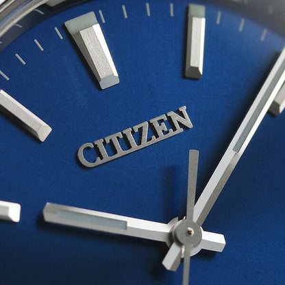 Citizen Mechanical Collection Watch NB1050-59L with blue dial and silver stainless steel band for men