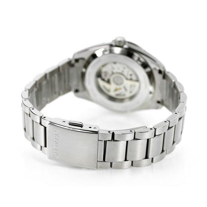 Citizen Mechanical Collection Watch NB1050-59L with blue dial and silver stainless steel band for men