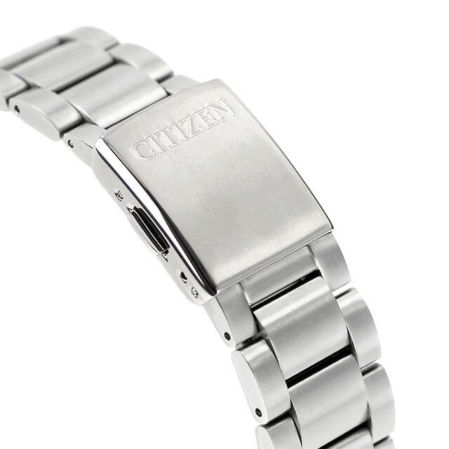 New Citizen NB1050-59H men's automatic wristwatch with gray dial and silver stainless steel band