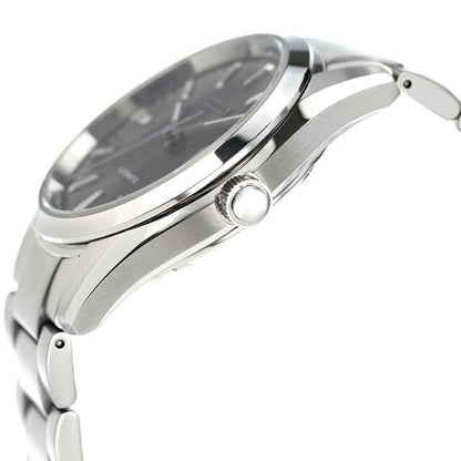 New Citizen NB1050-59H men's automatic wristwatch with gray dial and silver stainless steel band
