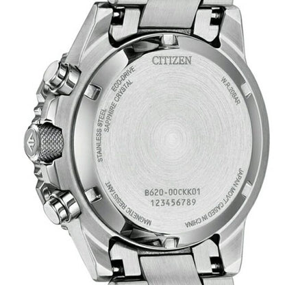 Citizen Promaster CA4660-61A men's wristwatch with silver dial and stainless steel band