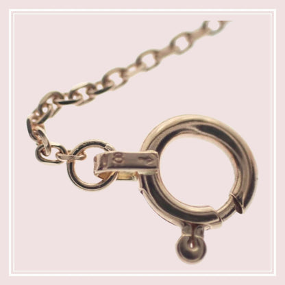 Mikimoto Akoya pearl pendant necklace model PP-20496I in 18K pink gold with 43cm chain