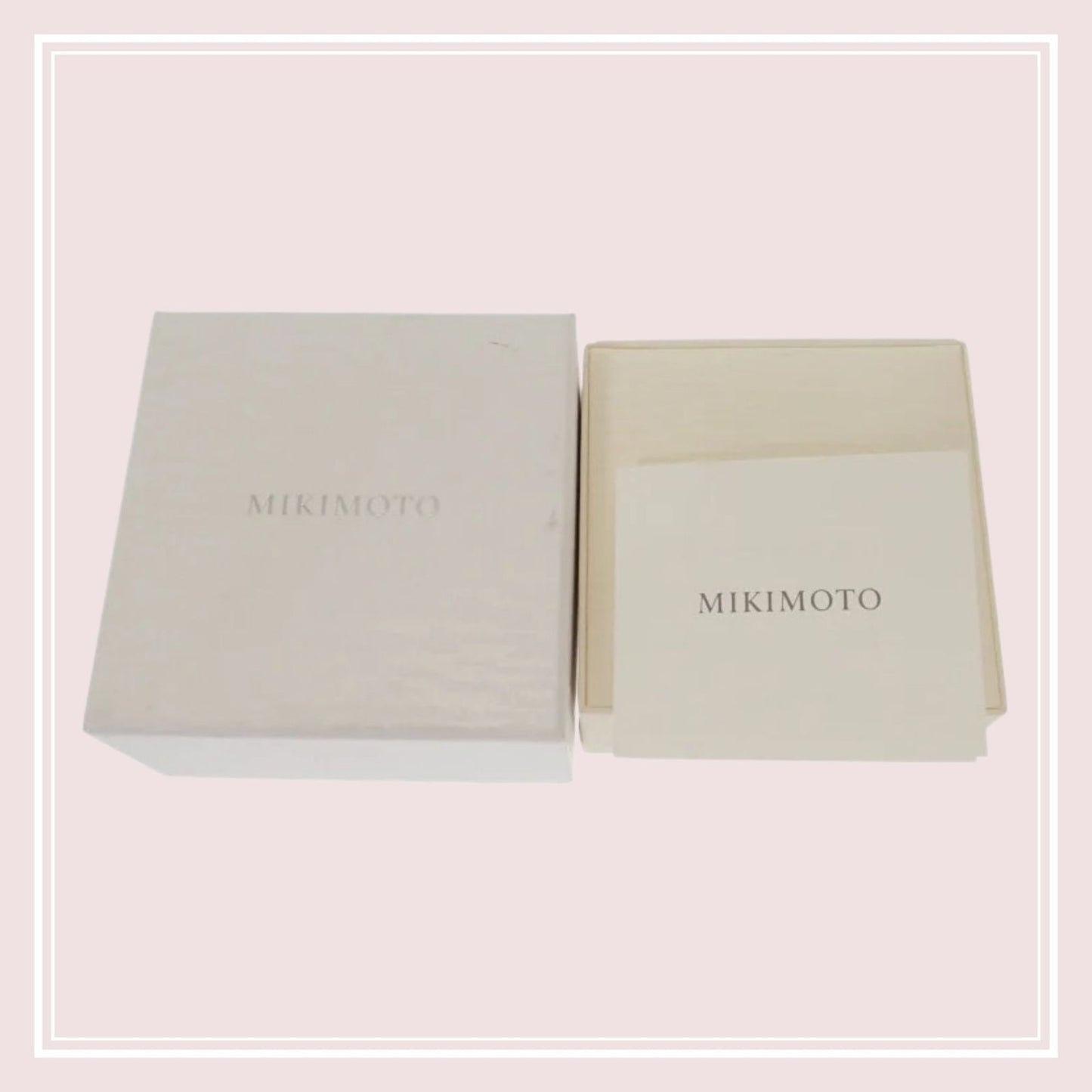 Mikimoto Akoya pearl pendant necklace model PP-20496I in 18K pink gold with 43cm chain