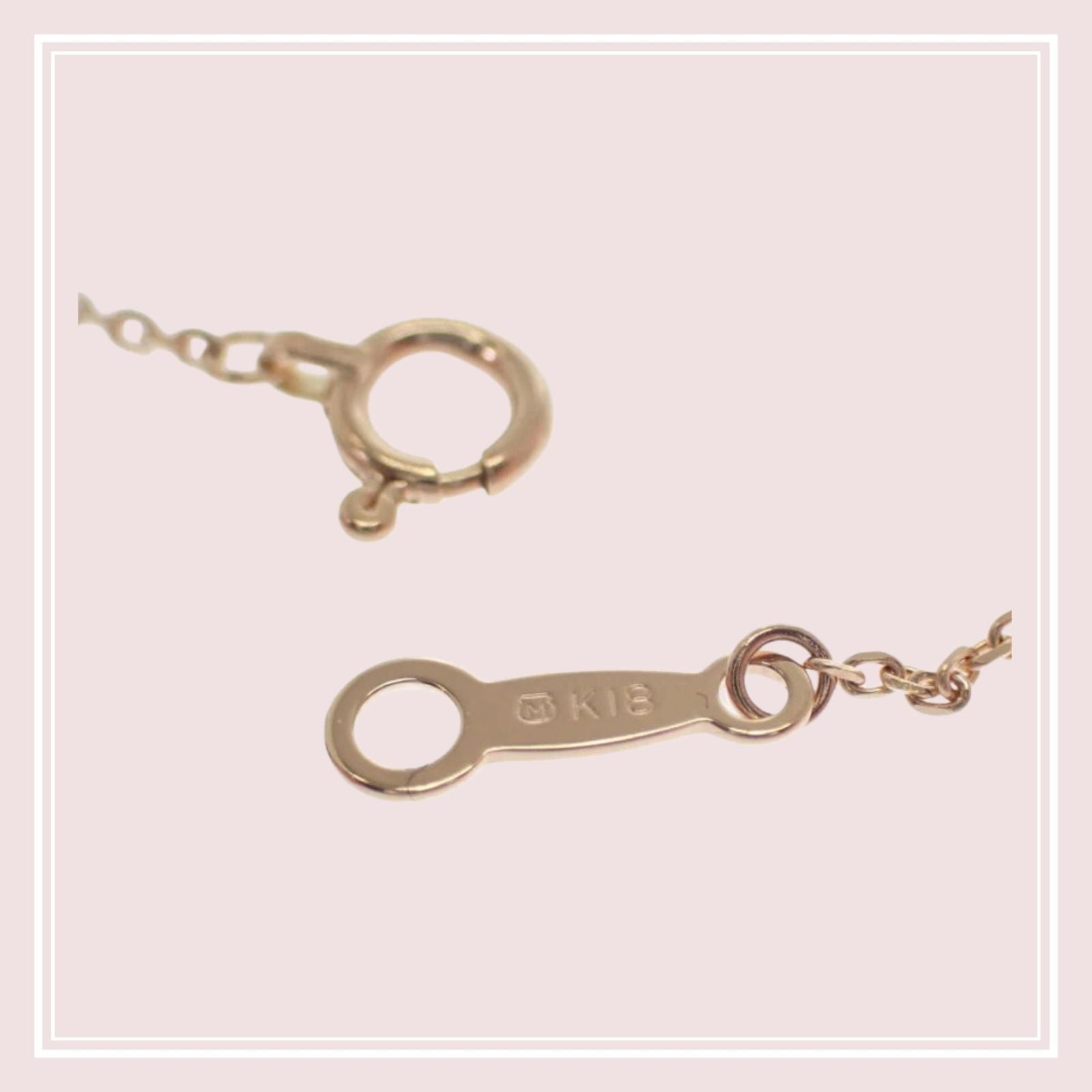 Mikimoto Akoya pearl pendant necklace model PP-20496I in 18K pink gold with 43cm chain