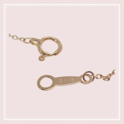 Mikimoto Akoya pearl pendant necklace model PP-20496I in 18K pink gold with 43cm chain