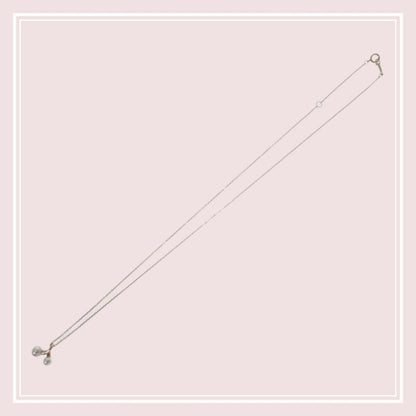 Mikimoto Akoya pearl pendant necklace model PP-20496I in 18K pink gold with 43cm chain