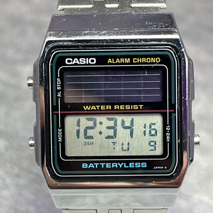 CASIO AL-180 Solar Men's Watch — Japanese